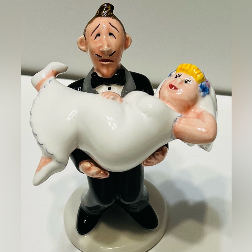 Vintage Clay Art Happily Ever After Salt n Pepper Shakers